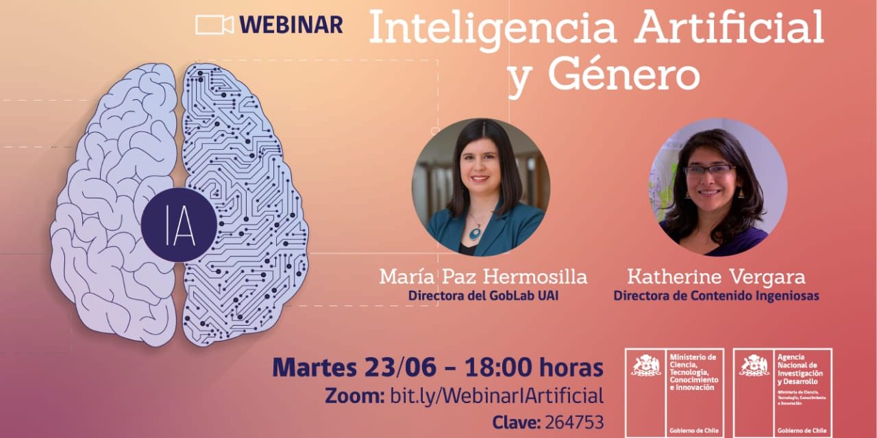 SEREMI DE CIENCIA DE LA MACROZONA NORTE, INVITA A WEBINAR SOBRE SESGOS DE GÉNERO EN INTELIGENCIA ARTIFICIAL