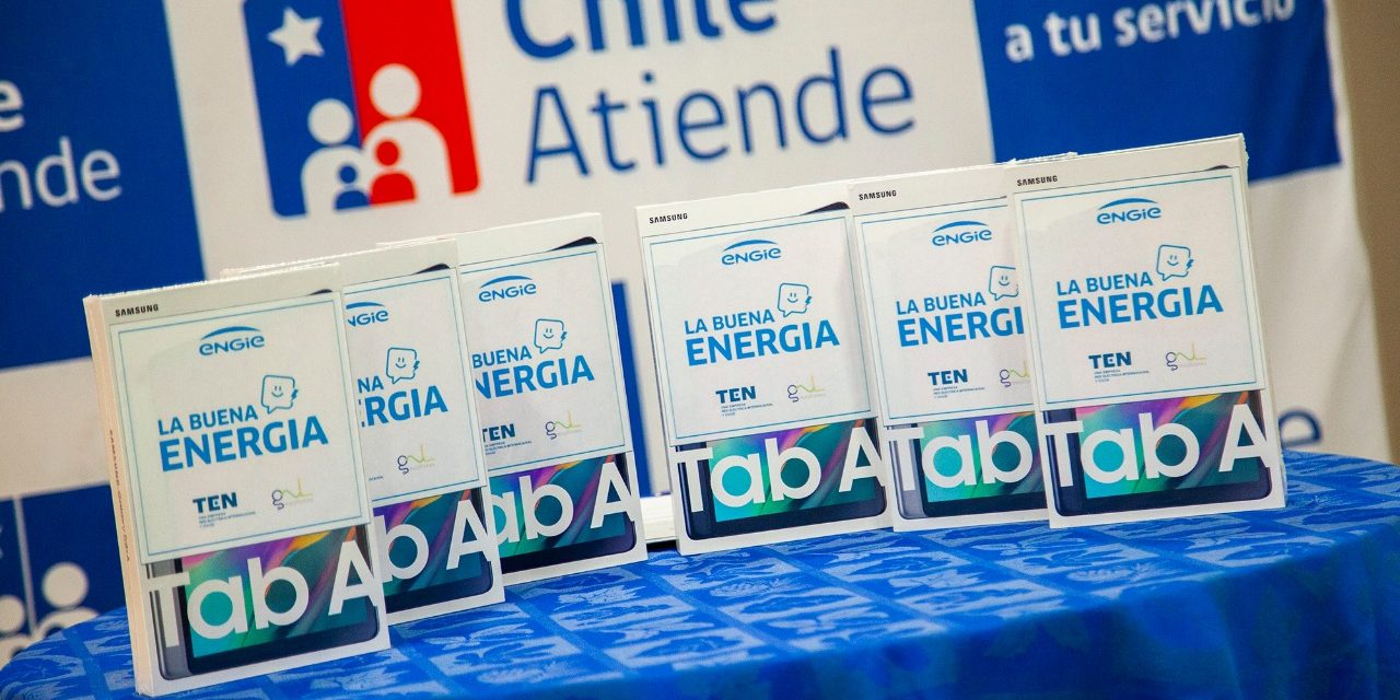 Engie dona seis tablets al personal del IPS Chile Atiende