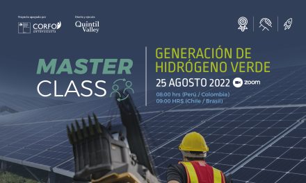 Master Class Generación de Hidrógeno Verde 25 agosto 9:00 am vía zoom