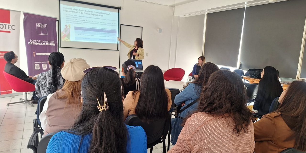 SEREMI DE LA MUJER REALIZA CHARLA INFORMATIVA PARA EMPRENDEDORAS DE SERCOTEC